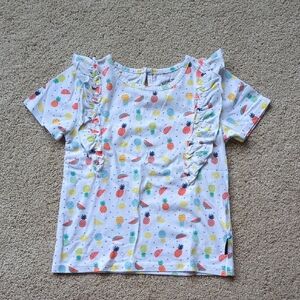 Never Used, Colorful Fruit Print Kids Shirt